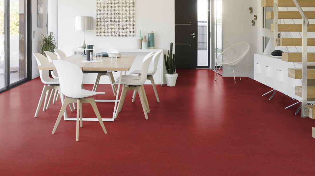 Натуральный линолеум Gerflor Marmorette 0018 Lobster Red