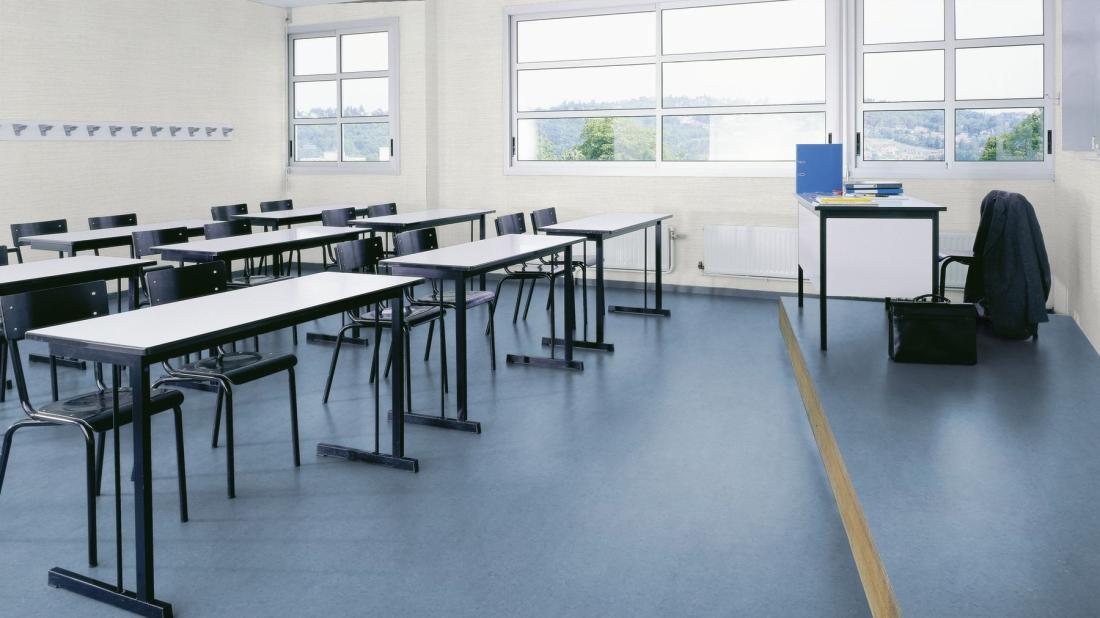 Натуральный линолеум Gerflor Marmorette 0023 Dusty Blue