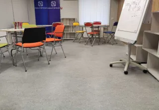 Натуральный линолеум Gerflor Marmorette 0053 Ice Grey