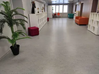 Натуральный линолеум Gerflor Marmorette 0056 Foggy Blue