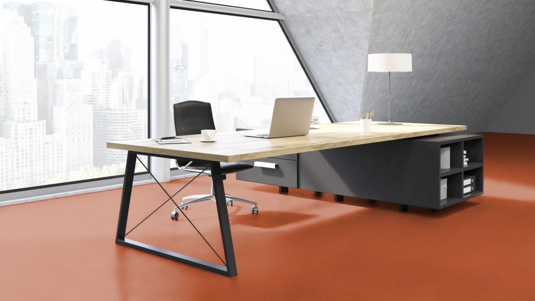 Натуральный линолеум Gerflor Marmorette 0119 Terracotta