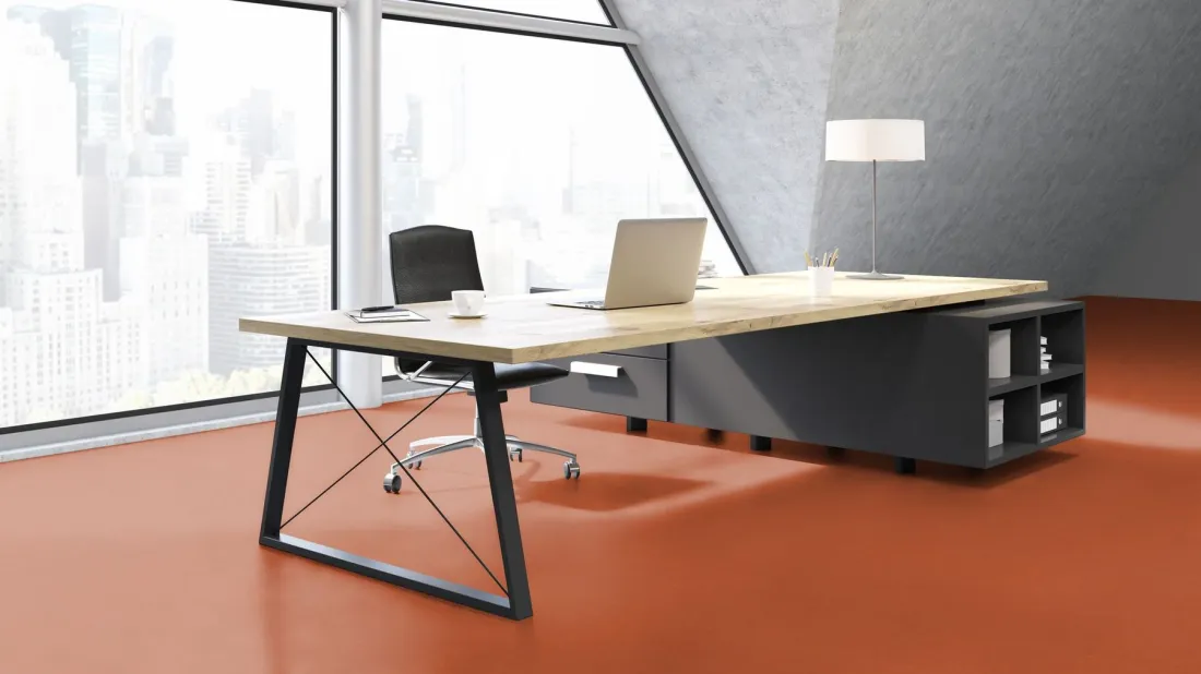 Натуральный линолеум Gerflor Marmorette 0119 Terracotta