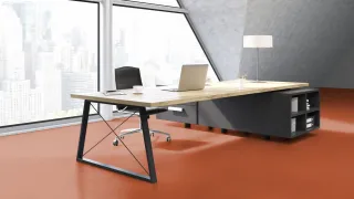 Натуральный линолеум Gerflor Marmorette 0119 Terracotta