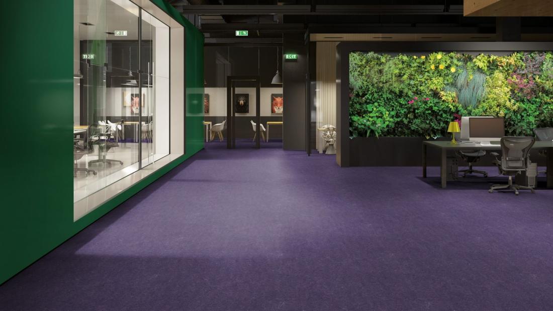 Натуральный линолеум Gerflor Marmorette 0128 Violet