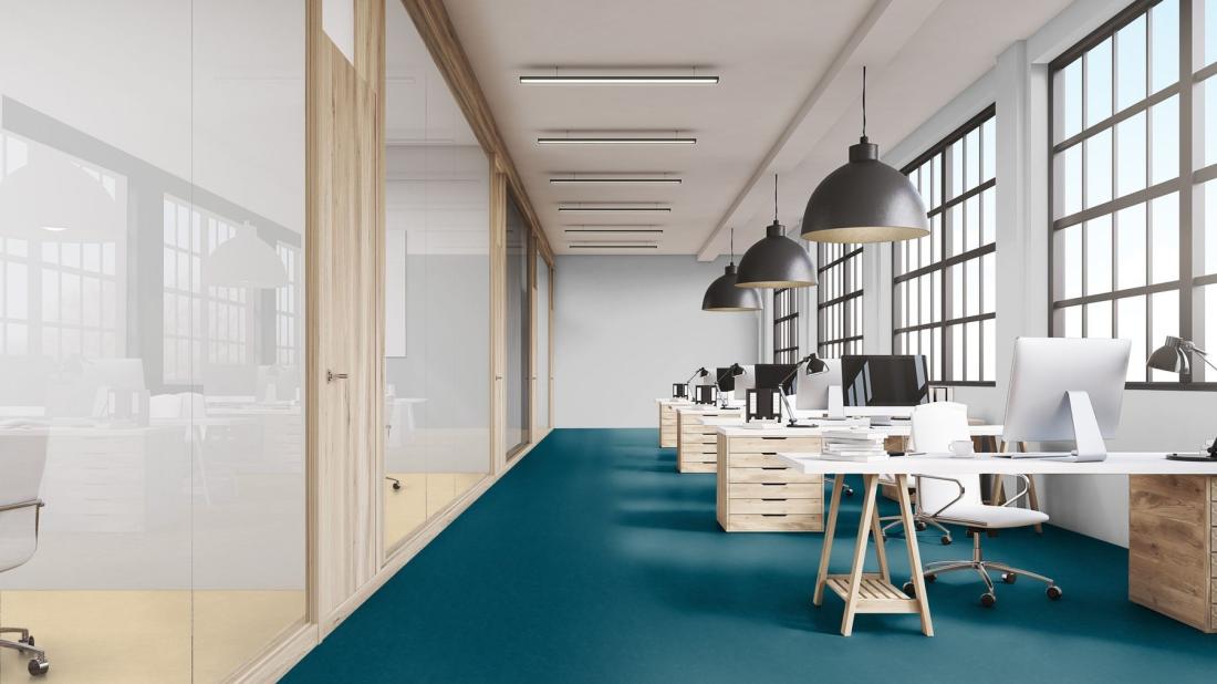 Натуральный линолеум Gerflor Marmorette 0136 Turquise Bay