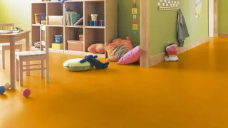 Натуральный линолеум Gerflor Marmorette 0172 Papaya Orange