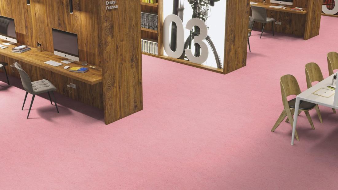 Натуральный линолеум Gerflor Marmorette 0211 Pink