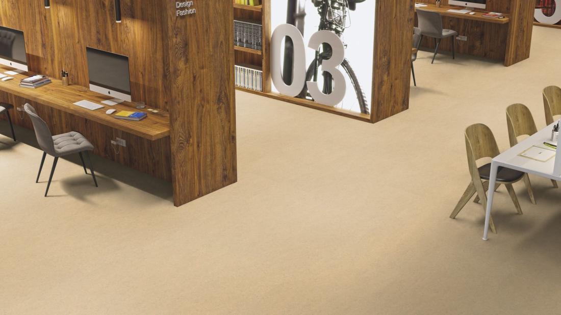 Натуральный линолеум Gerflor Marmorette 0243 Marble Beige