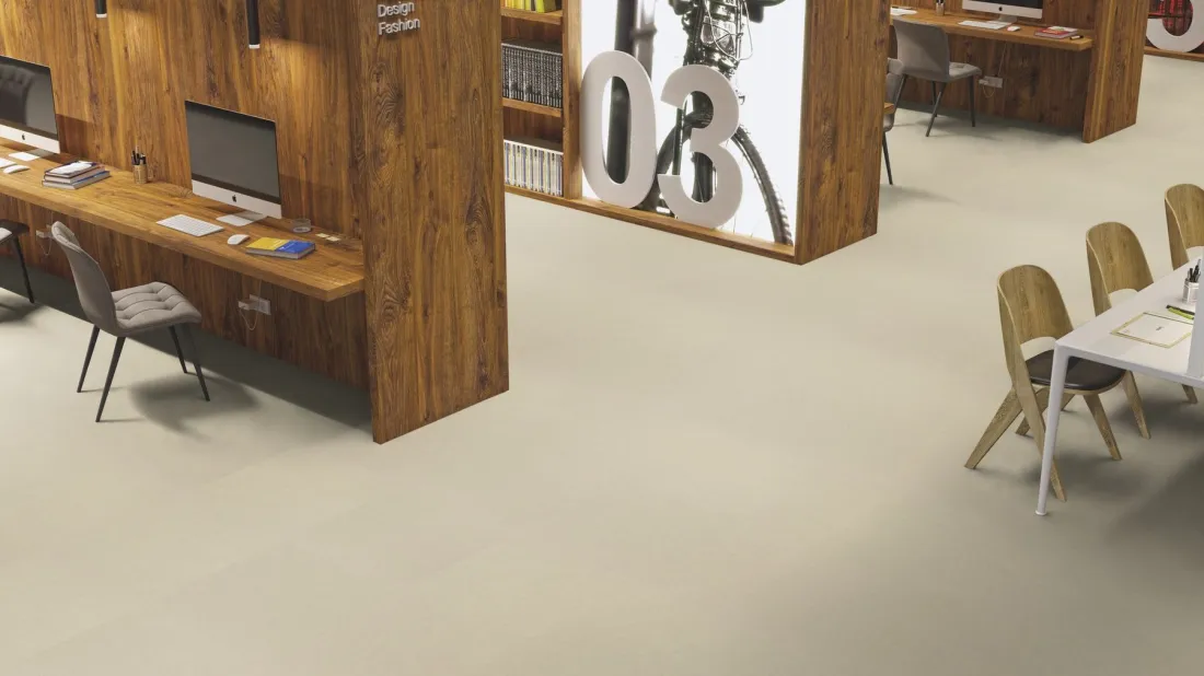 Натуральный линолеум Gerflor Marmorette 0251 Cream