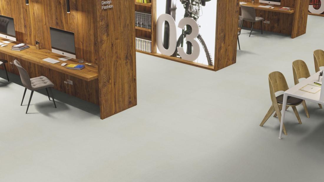 Натуральный линолеум Gerflor Marmorette 0252 Light Grey