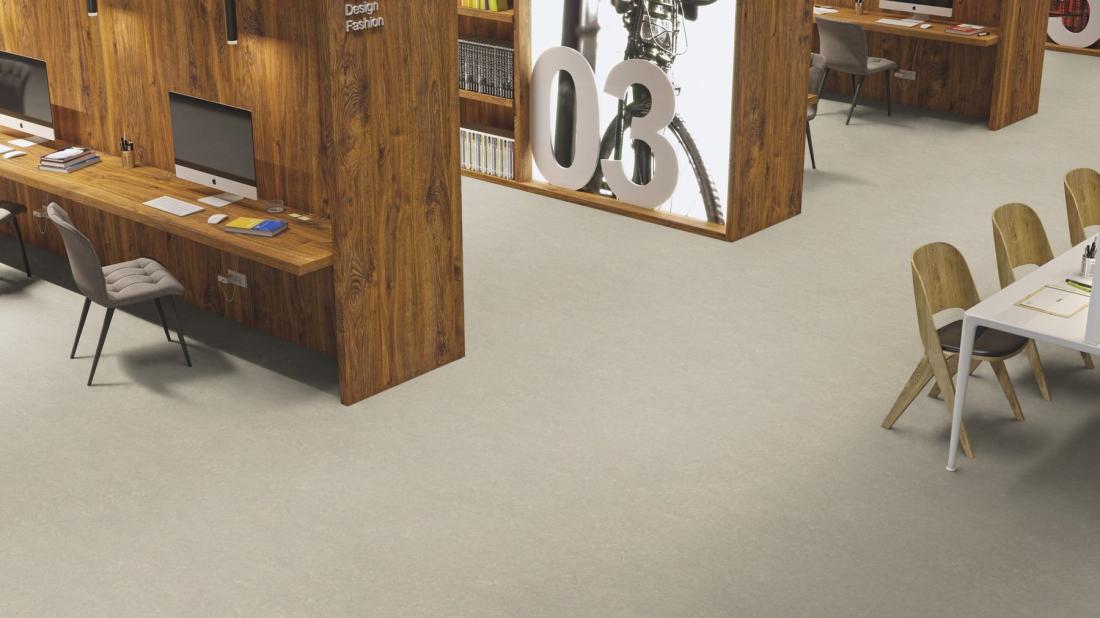 Натуральный линолеум Gerflor Marmorette 0253 Pebble Grey
