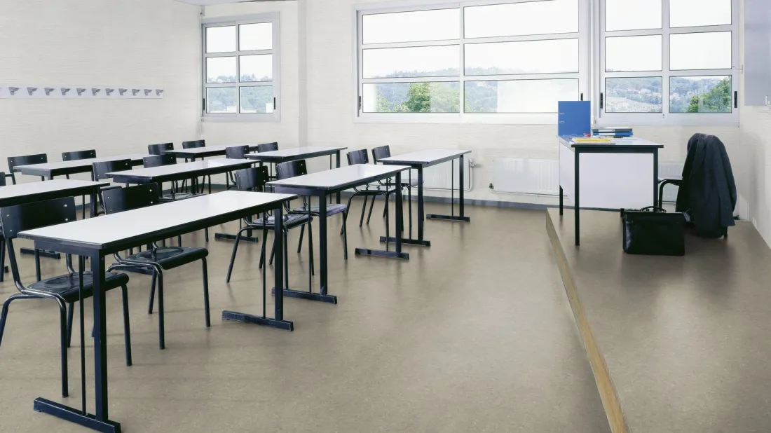 Натуральный линолеум Gerflor Marmorette 0254 Mineral Grey