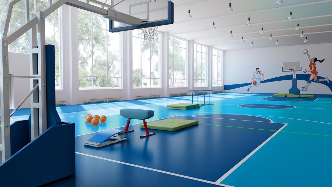 Спортивный линолеум Tarkett Omnisports Action 65 Sky Blue