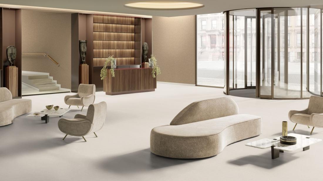 Коммерческий линолеум Gerflor Mipolam Accord 0305 Light Sand