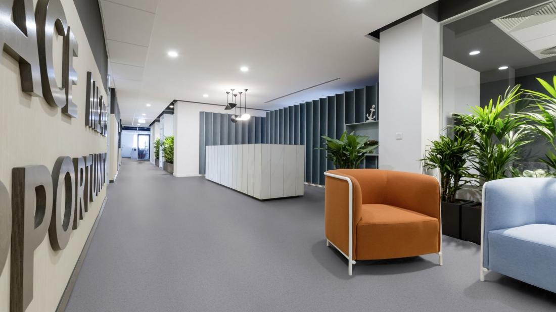 Коммерческий линолеум Gerflor Mipolam Affinity 4430 Pearl Grey