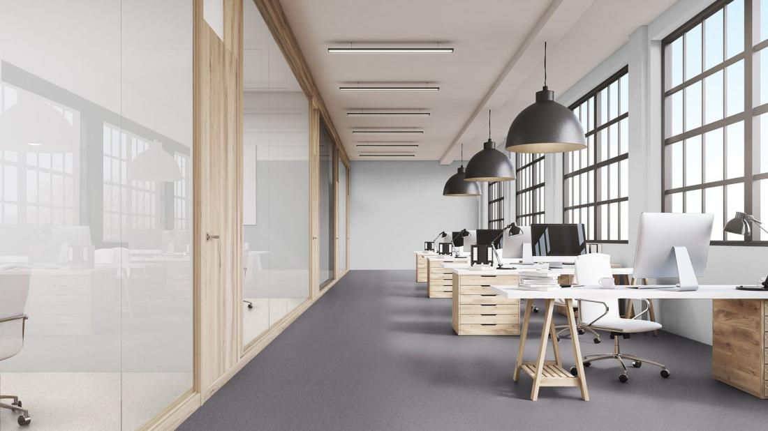 Коммерческий линолеум Gerflor Mipolam Affinity 4434 Cast Iron