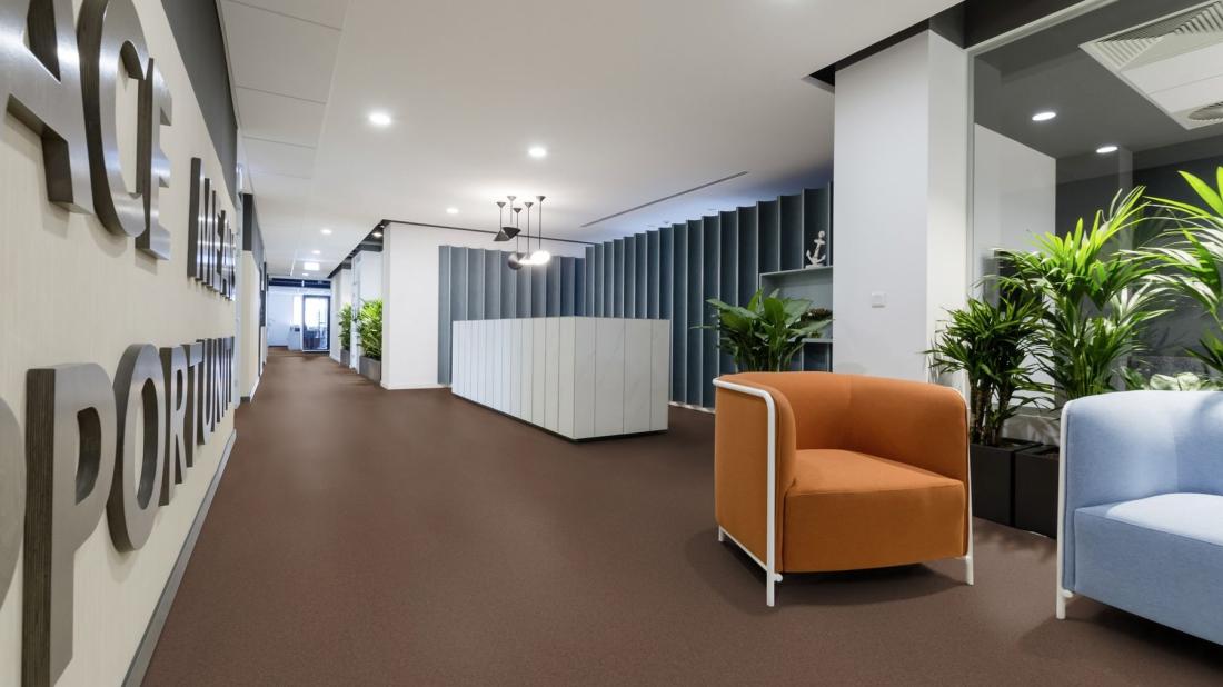 Коммерческий линолеум Gerflor Mipolam Affinity 4444 Havana Brown