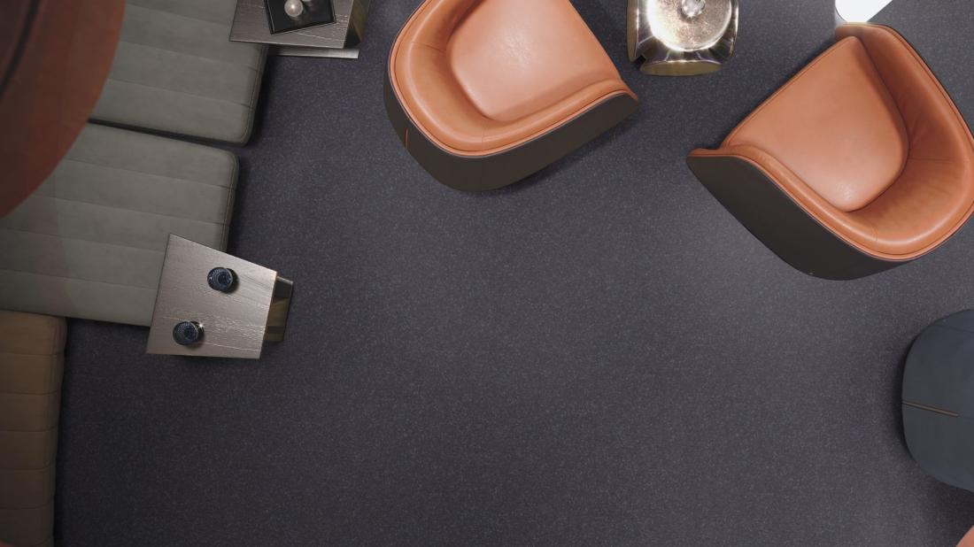 Коммерческий линолеум Gerflor Mipolam Affinity 4460 Black Stone