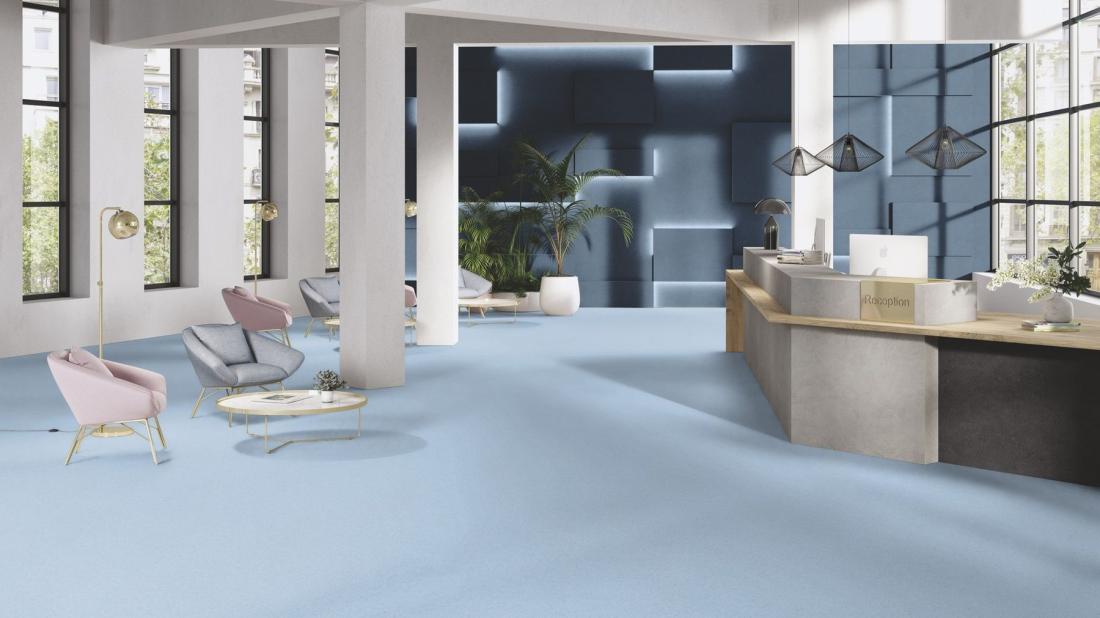 Коммерческий линолеум Gerflor Mipolam Affinity 4496 Light Sapphire