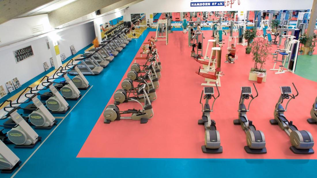 Спортивный линолеум Gerflor Taraflex Evolution uni 2404 London Light Blue