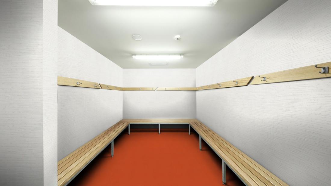 Спортивный линолеум Gerflor Taraflex Evolution uni 6038 Terracotta