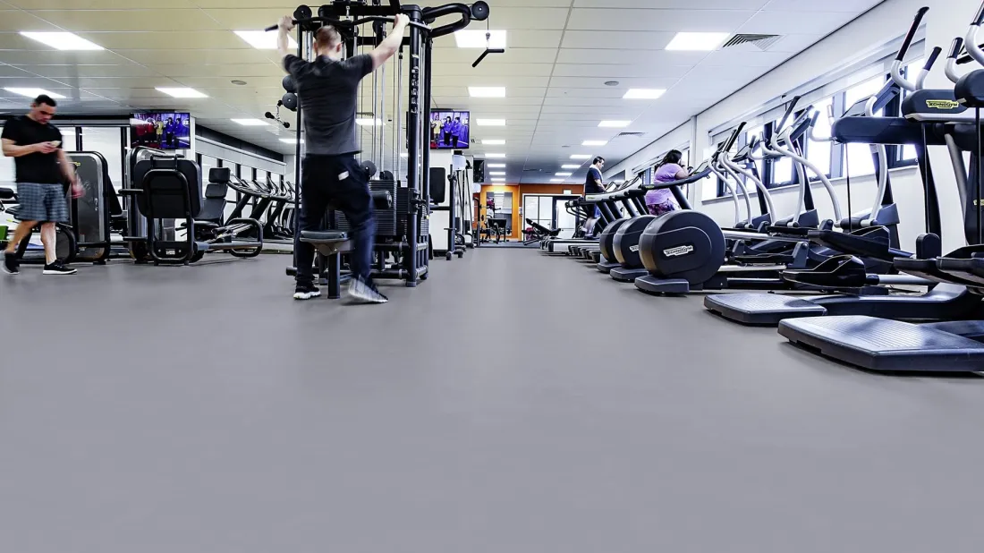 Спортивный линолеум Gerflor Taraflex Performance uni 6758 Silver Grey