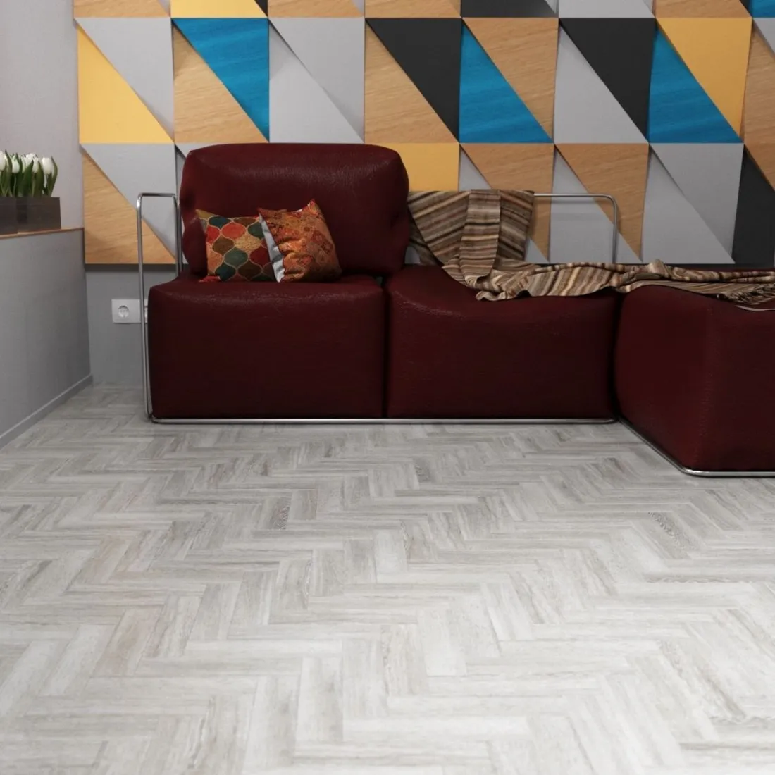 ПВХ-плитка Fine Floor Wood Венге Биоко