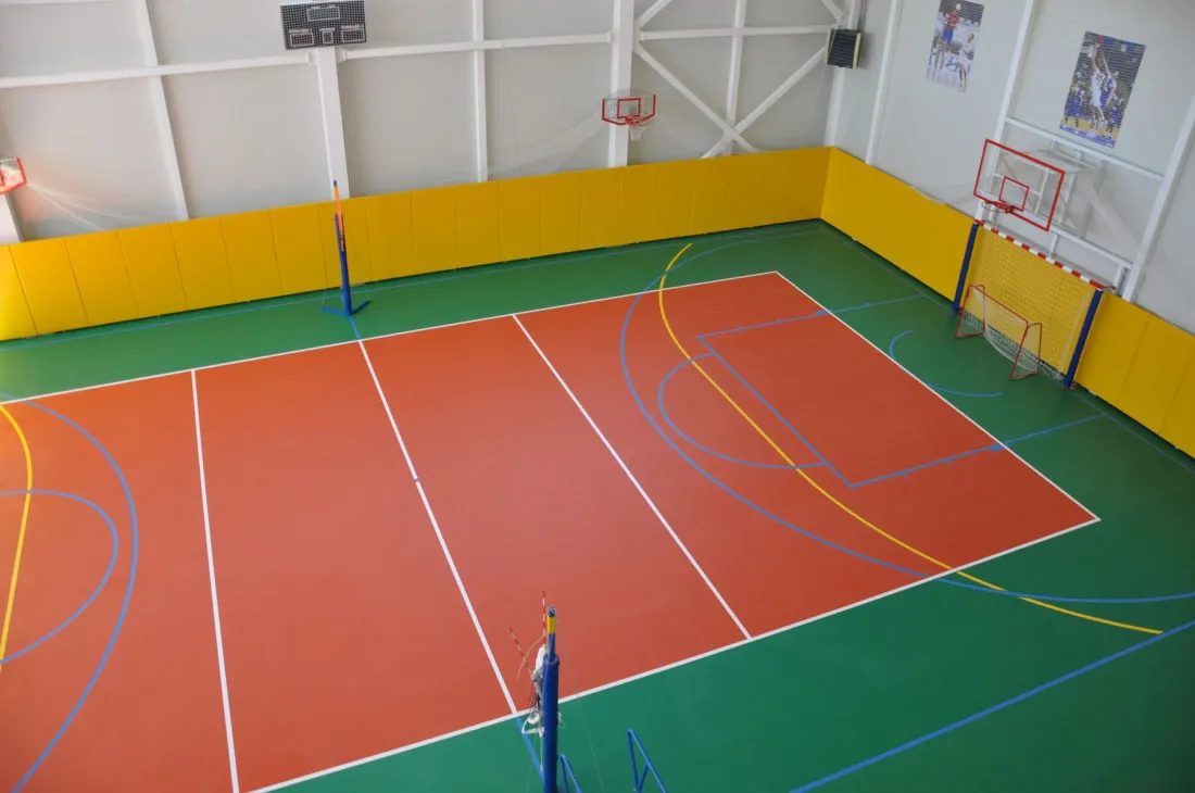 Спортивный линолеум Apoluza Sportfloor PVC GEM 6.5 Красный