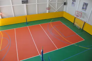 Спортивный линолеум Apoluza Sportfloor PVC GEM 6.5 Красный